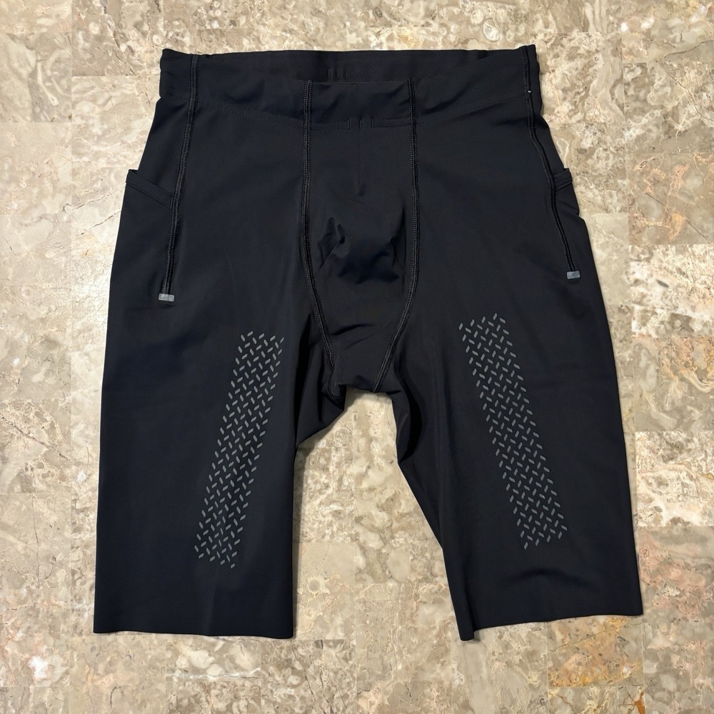 Lululemon Shorts Mens Medium Black Vital Drive Tights 9" Marathon Running Gym